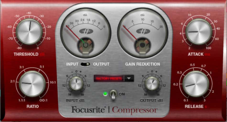 Focusrite compressor