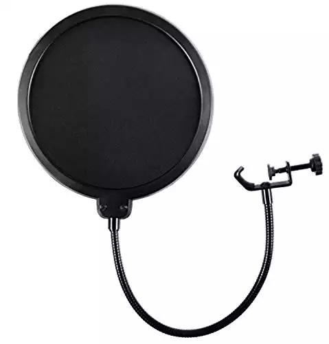 Earamble Studio Microphone Pop Filter Round Shape Mic Wind Mask Shield Screen